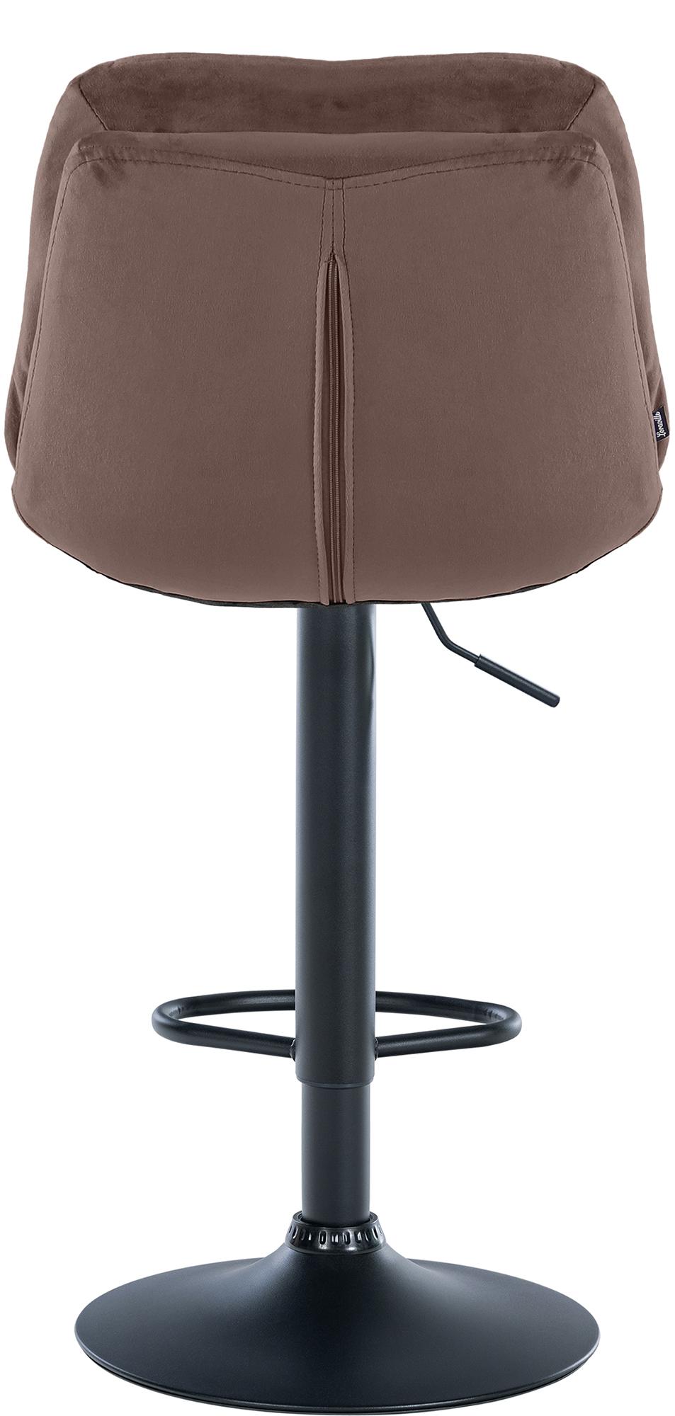 Barhocker Laurel Samt schwarz