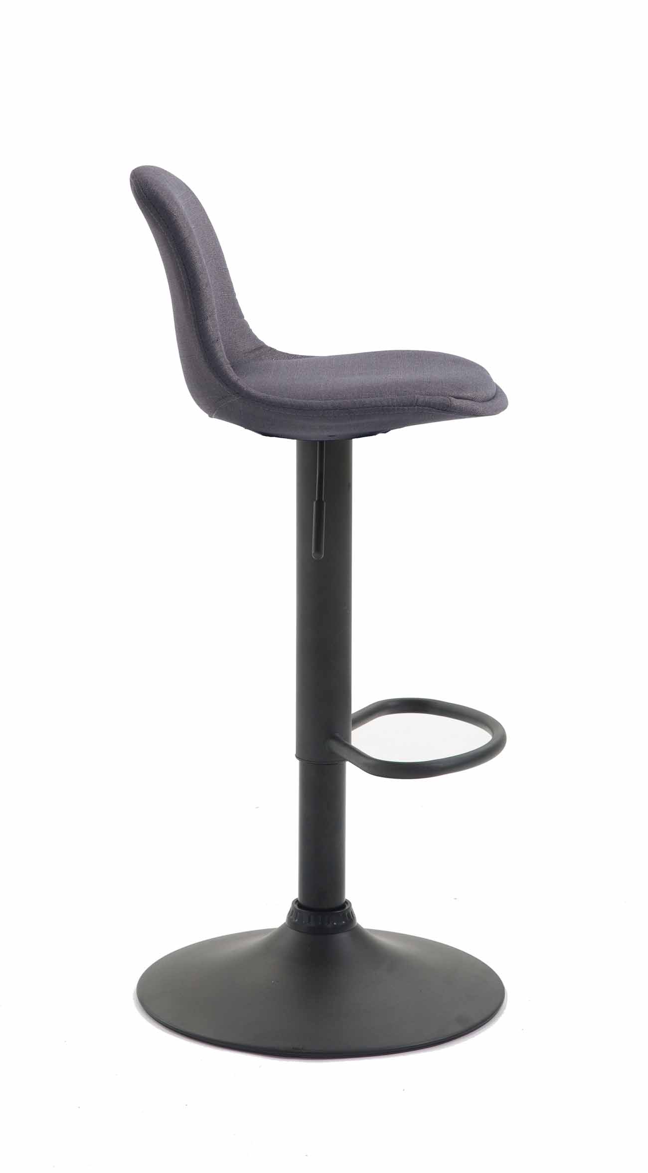 Barhocker Kiel Stoff schwarz
