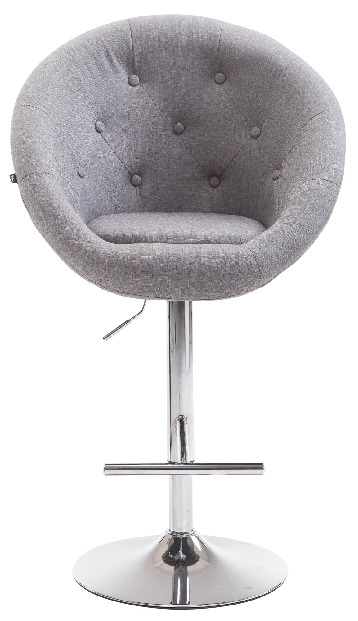 Barhocker London V2 Stoff chrom