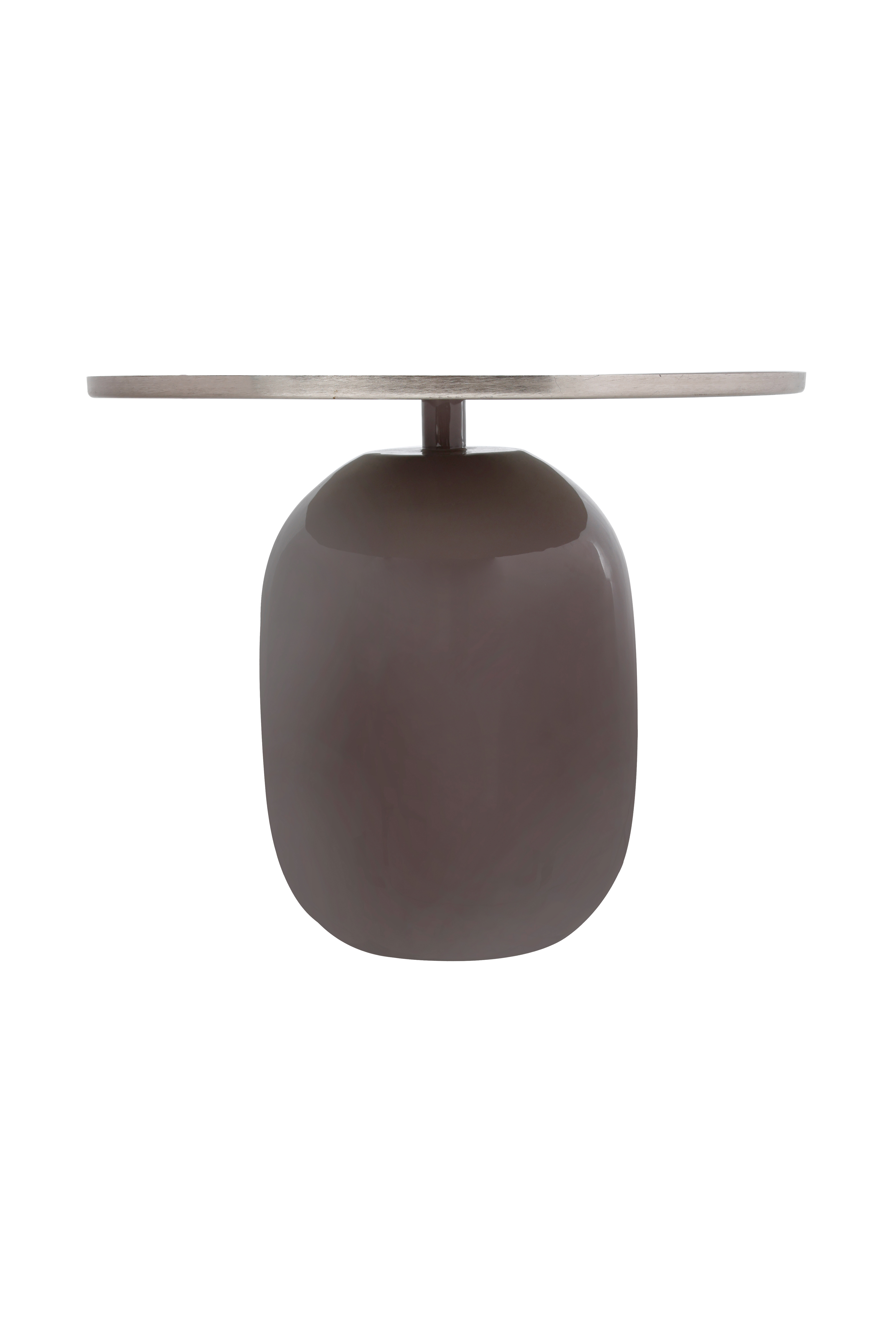 Beistelltisch Beistelltisch Art Deco 525 Grau / Silber