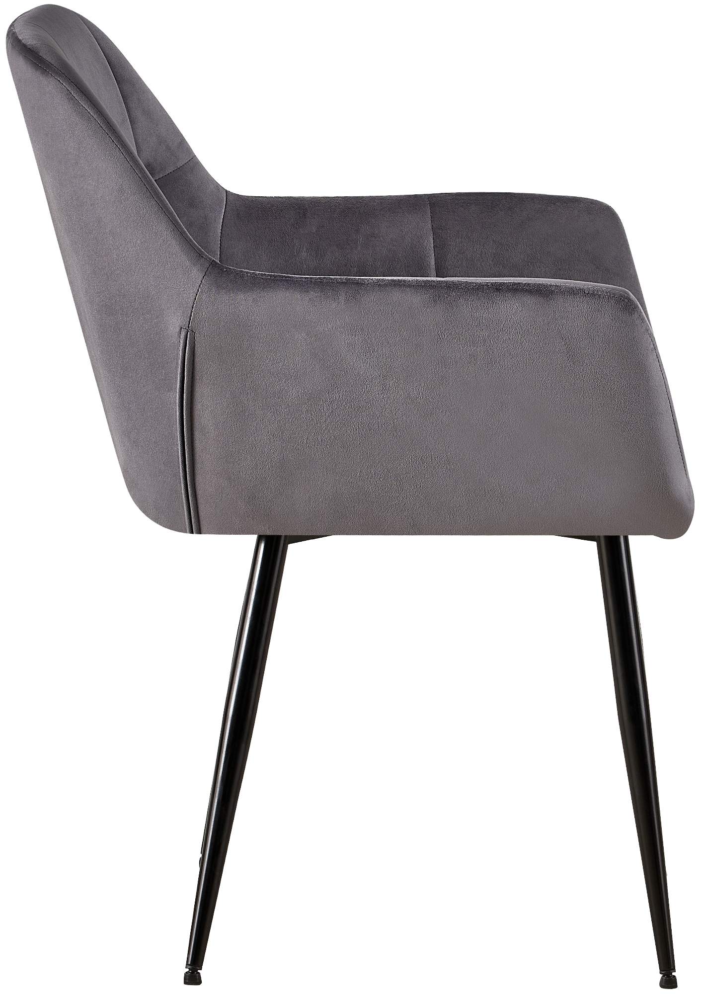2er Set Esszimmerstuhl Emia Samt