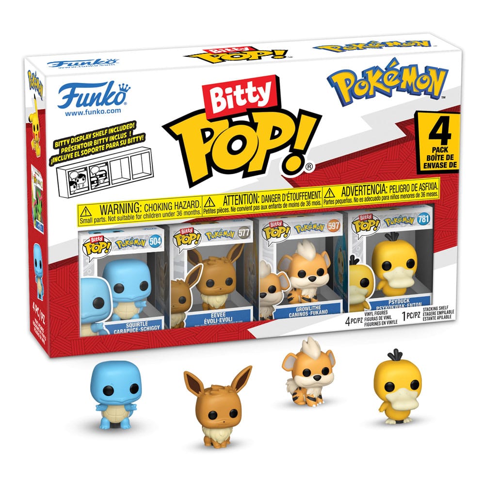 Funko Sammel- & Spielfiguren Funko 81135 - Bitty POP - Pokémon - Serie 4 - 4er Pack