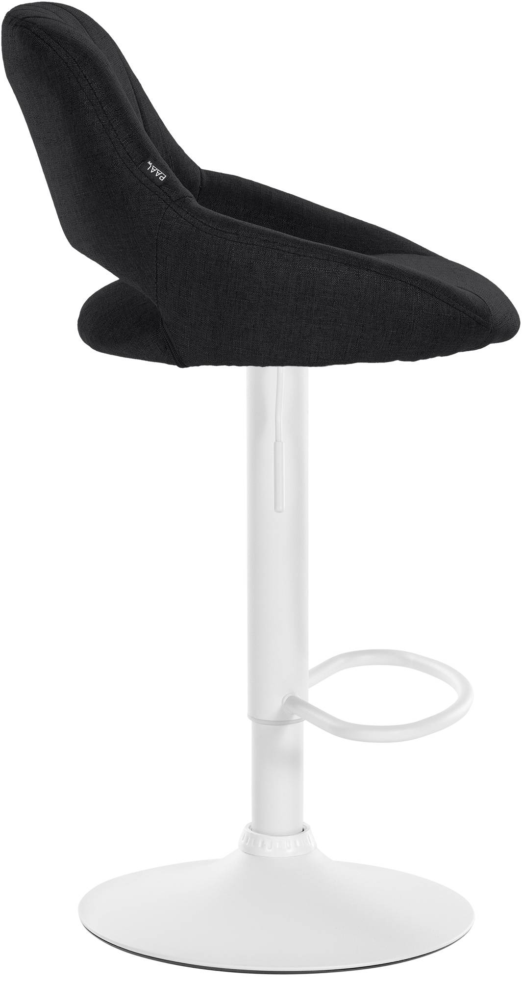 Barhocker Milet Stoff weiß