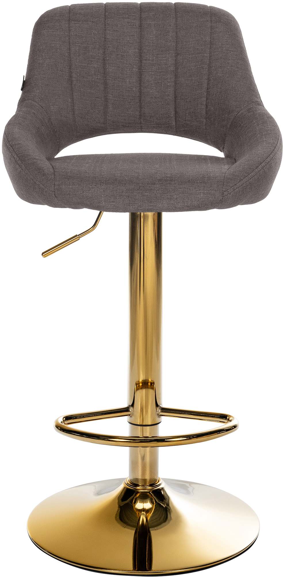 Barhocker Milet Stoff gold