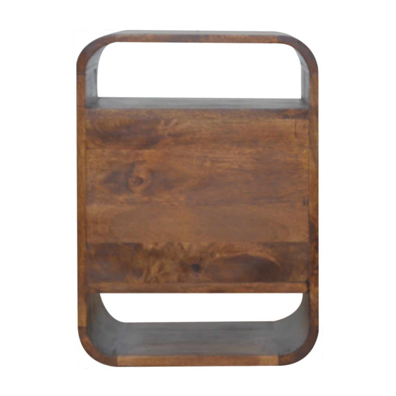 Nachttisch „Chestnut Curve“ mit 2 Schubladen