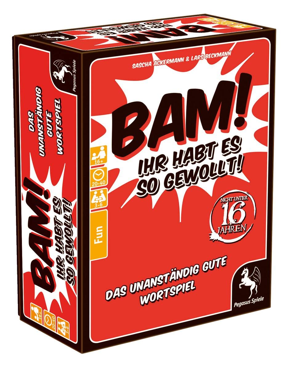 Pegasus Kartenspiele Pegasus Spiele 18302G - BAM! Ihr habt es so gewollt