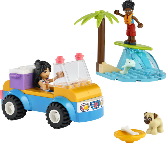 LEGO® Bau- & Konstruktionsspielzeug LEGO® 41725 - Friends Strandbuggy Spaß (61 Teile)