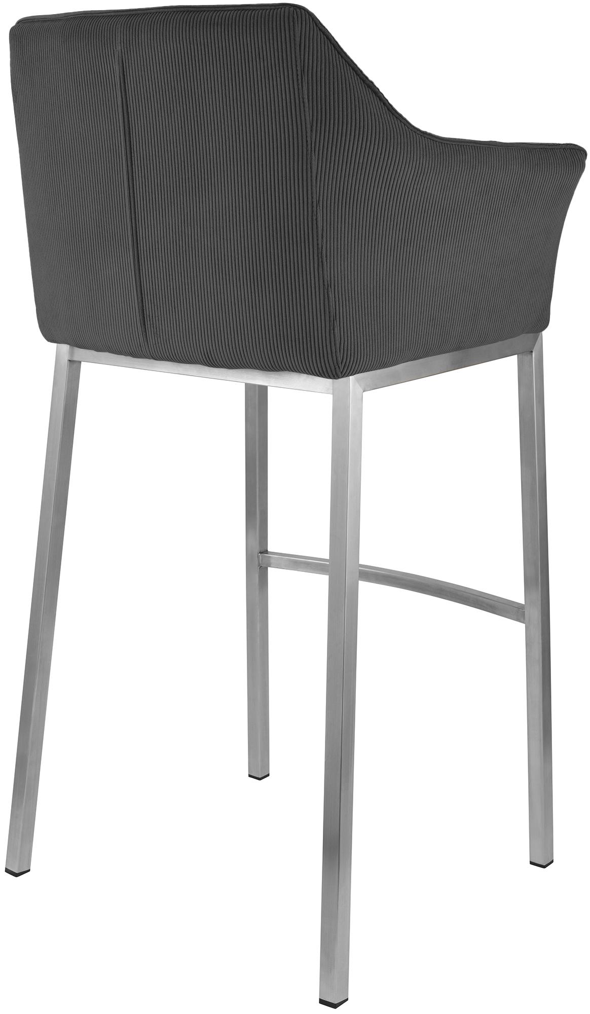 Barhocker Damaso E Cord mit 4-Fuß Gestell
