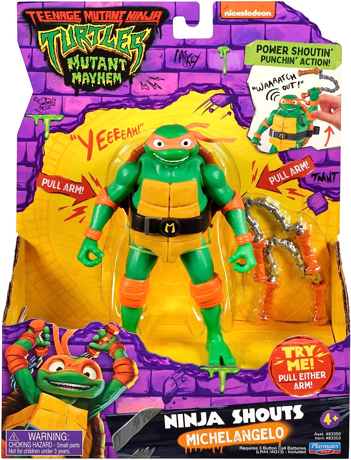 Sammel- & Spielfiguren Teenage Mutant Ninja Turtle - Ninja Shouts Michelangelo - Spielfigur