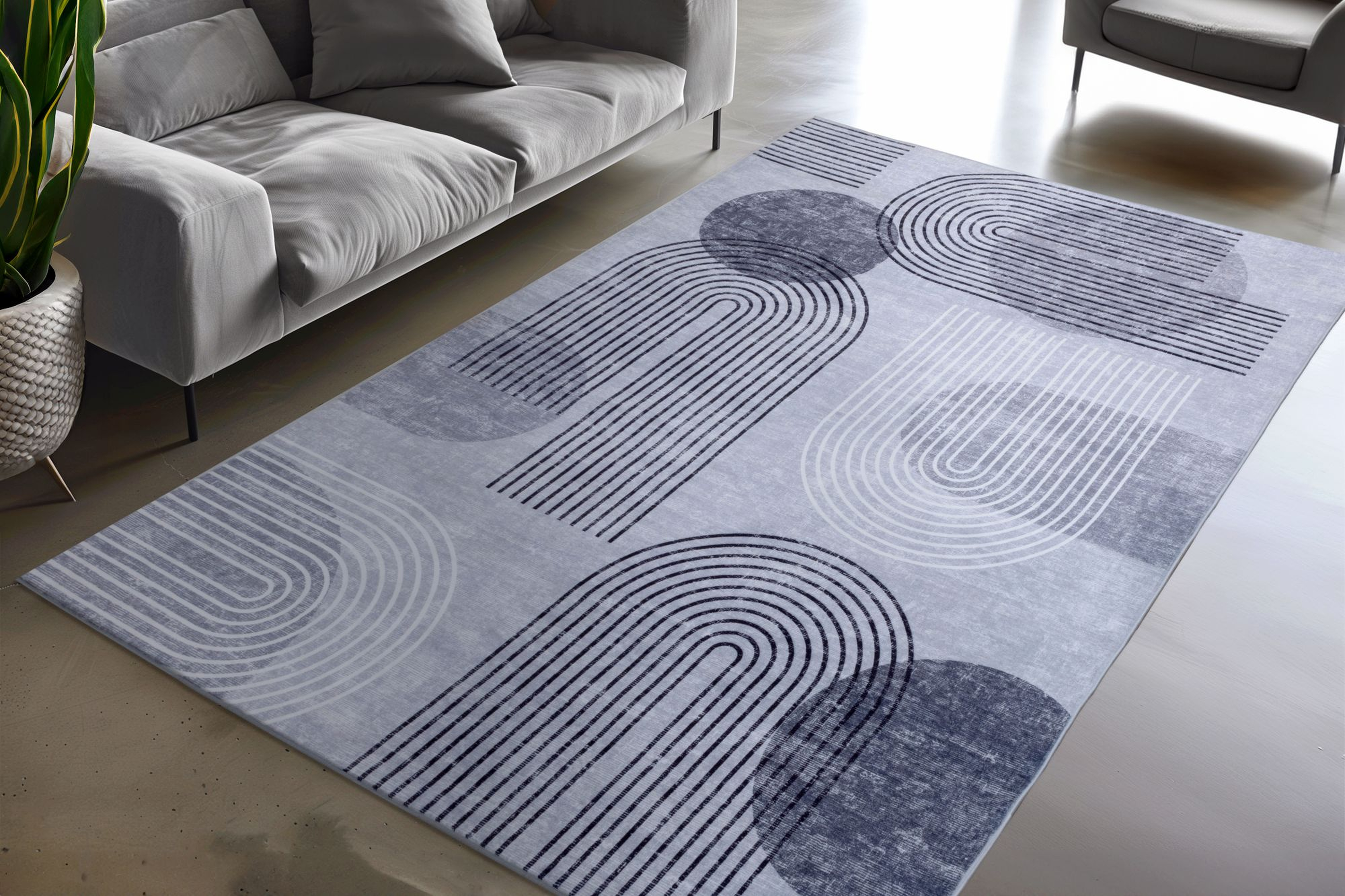 Teppich Visionary 126 Grau 120cm x 170cm