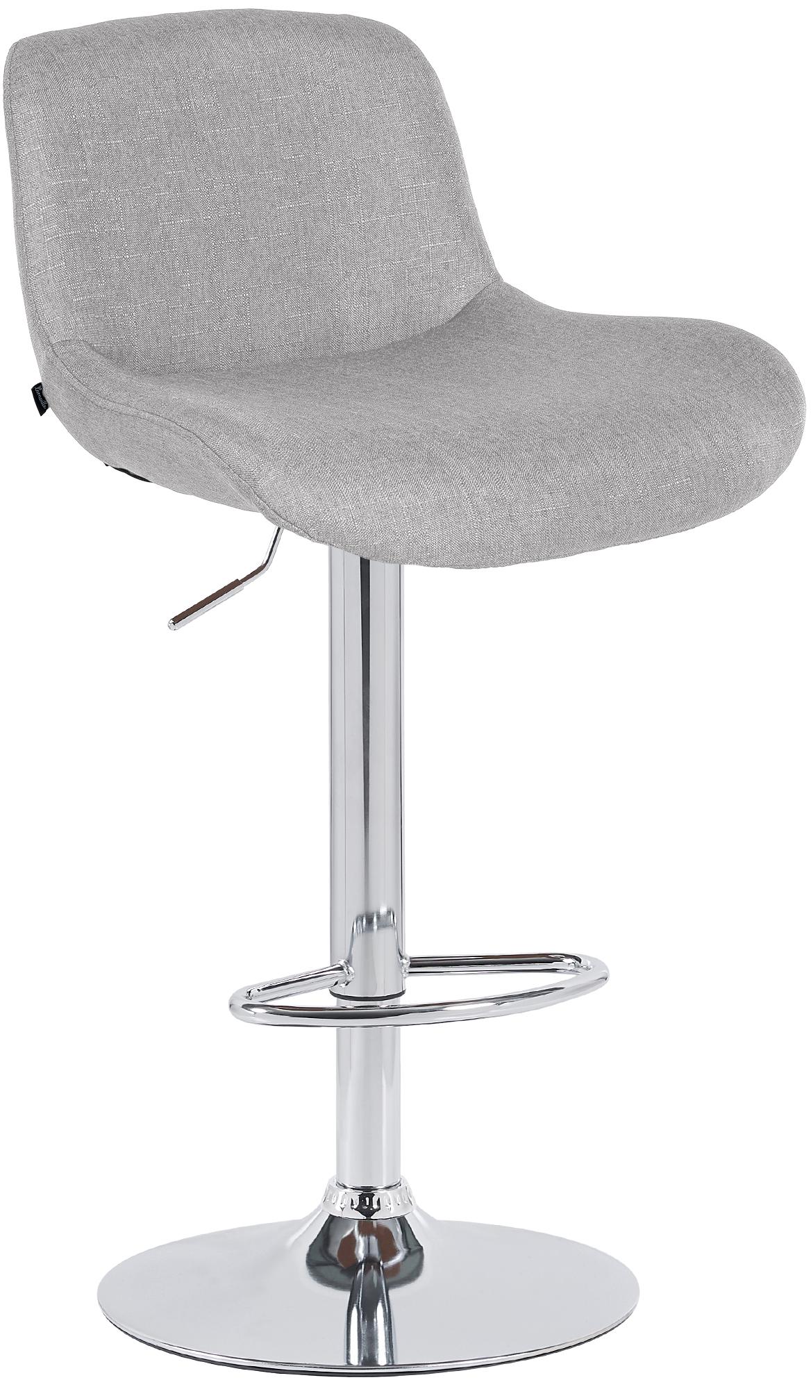 Barhocker Solon Chrom Stoff