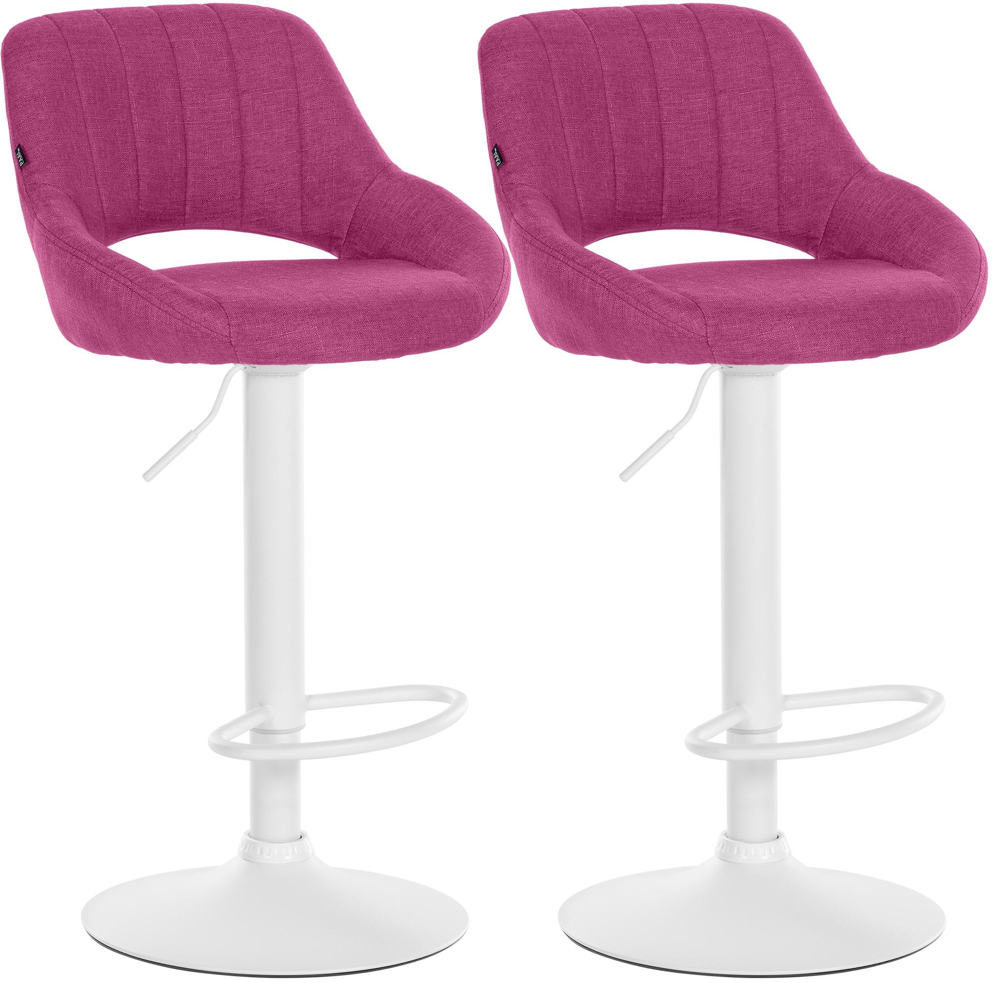2er Set Barhocker Milet Stoff W