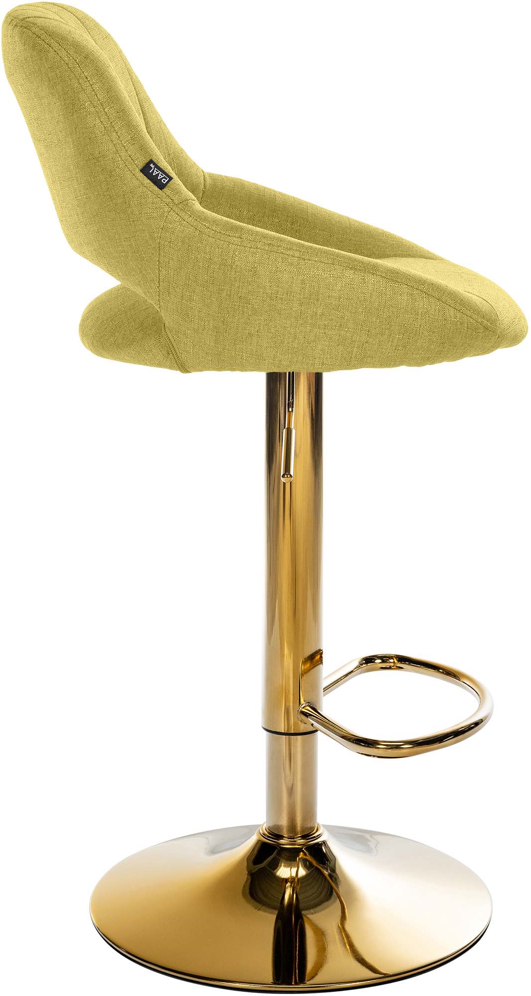 Barhocker Milet Stoff gold