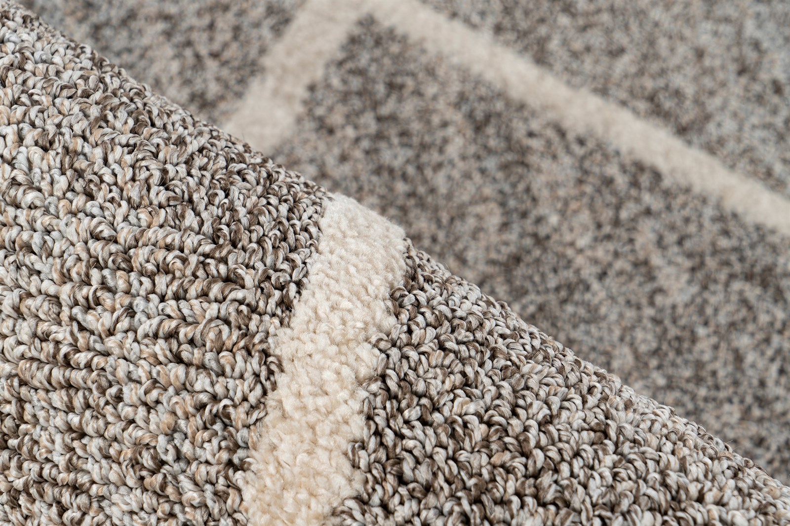 Teppich Rhombus 225 Braun / Beige 160cm x 230cm