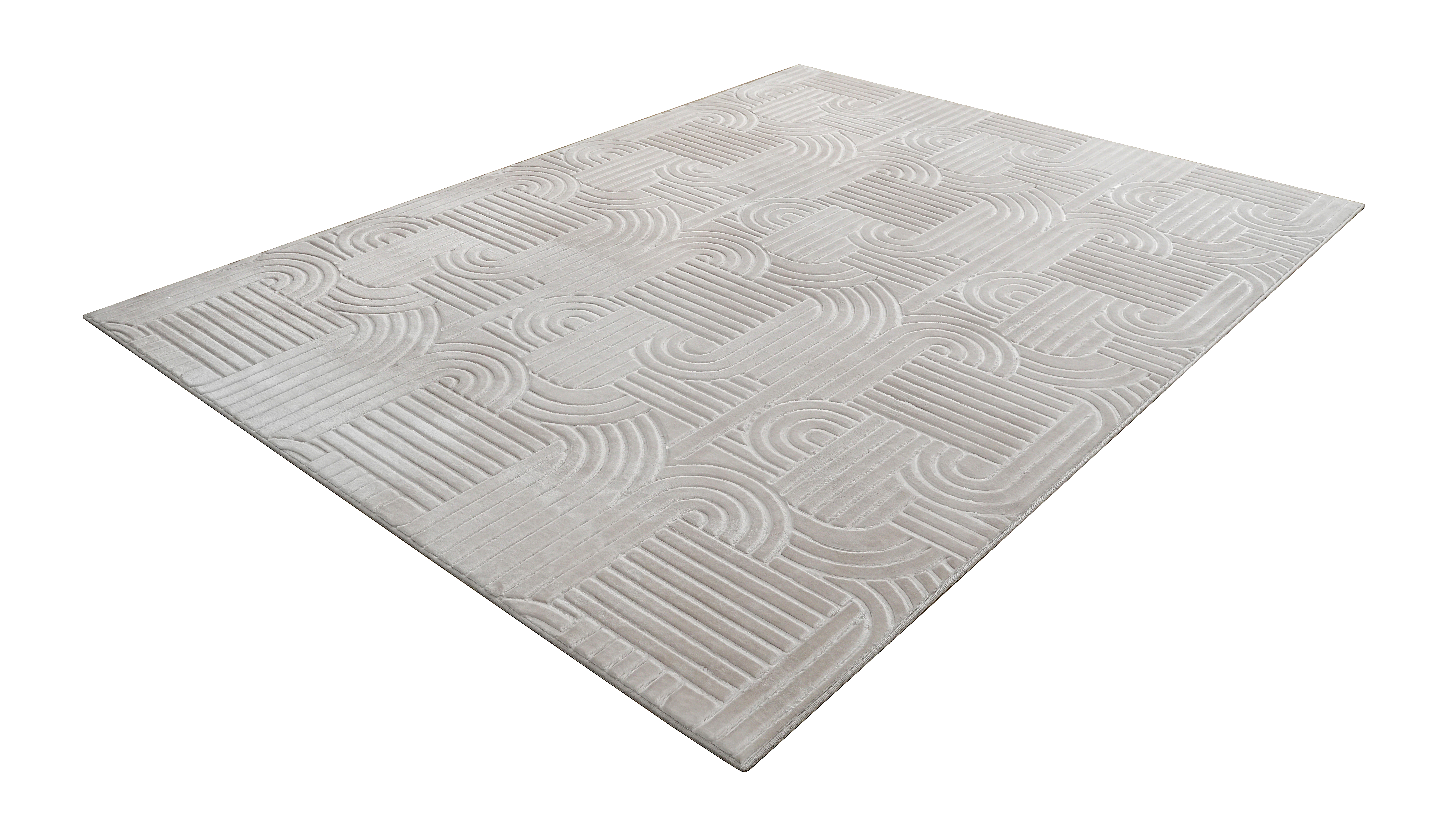 Teppich Calma 125 Beige 120 x 160 cm