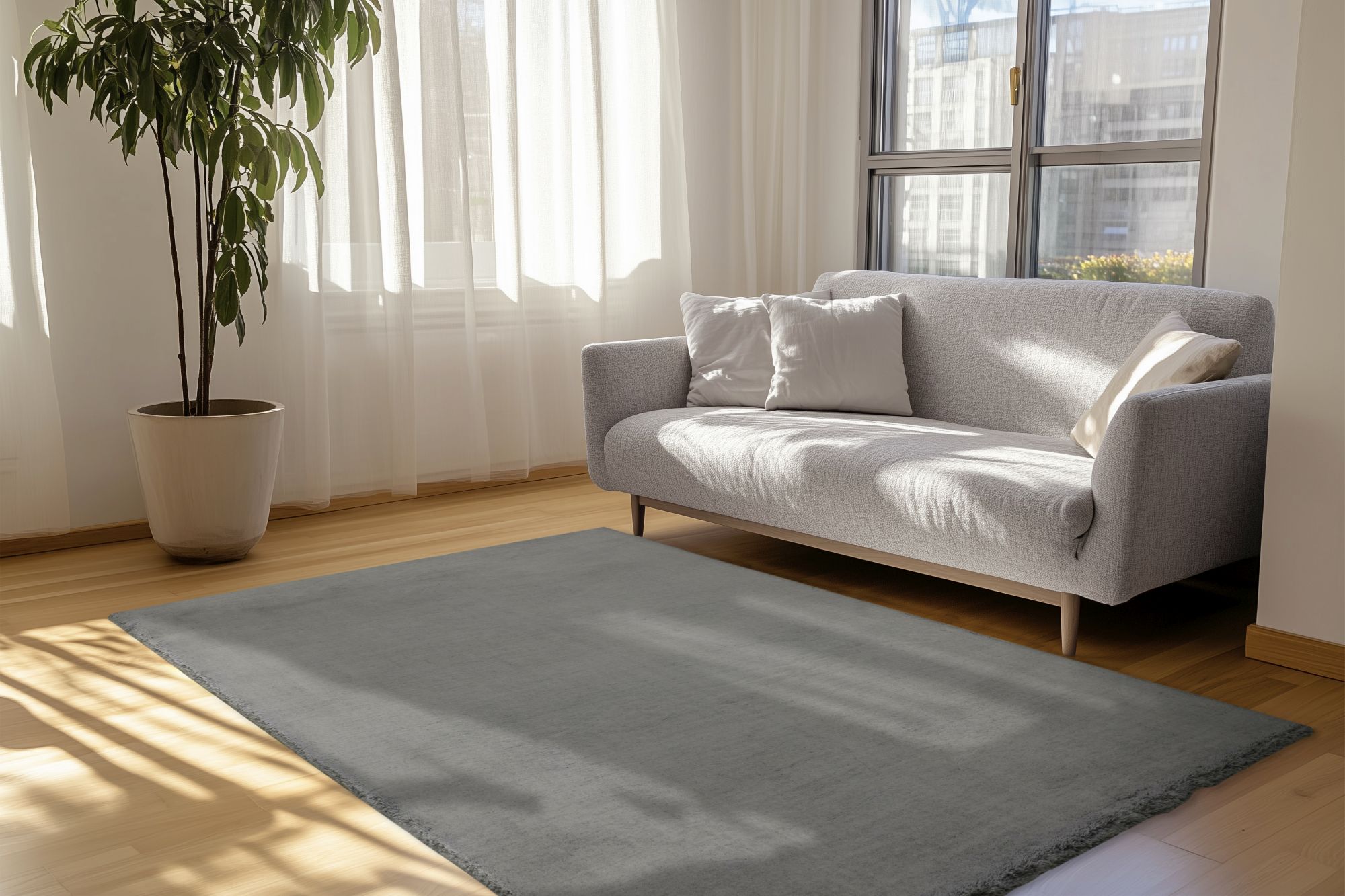 Teppich Luxe 525 Karbongrau 120cm x 170cm