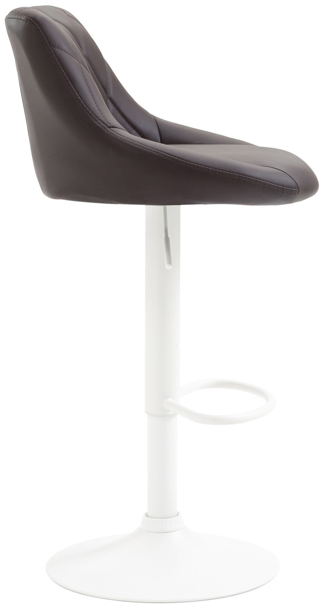 Barhocker Lazio Kunstleder weiß