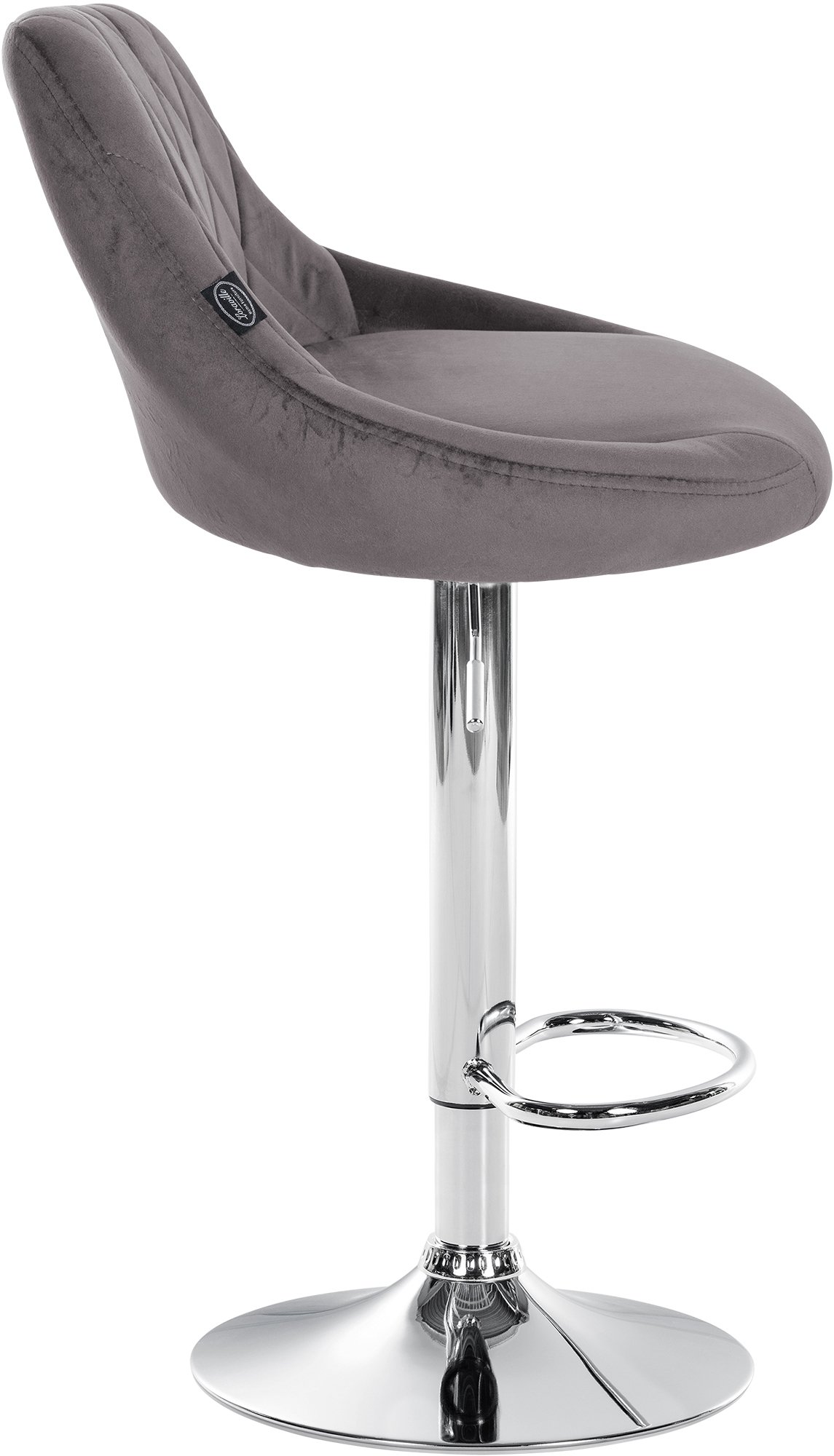 Barhocker Lazio Samt chrom