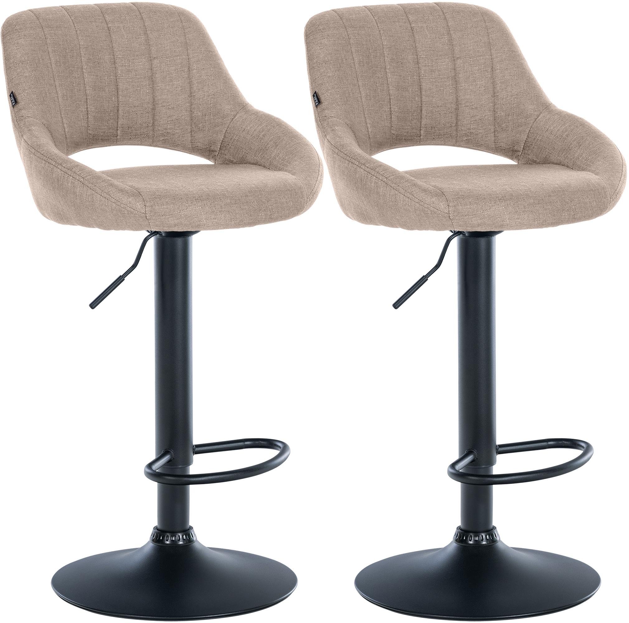 2er Set Barhocker Milet Stoff B