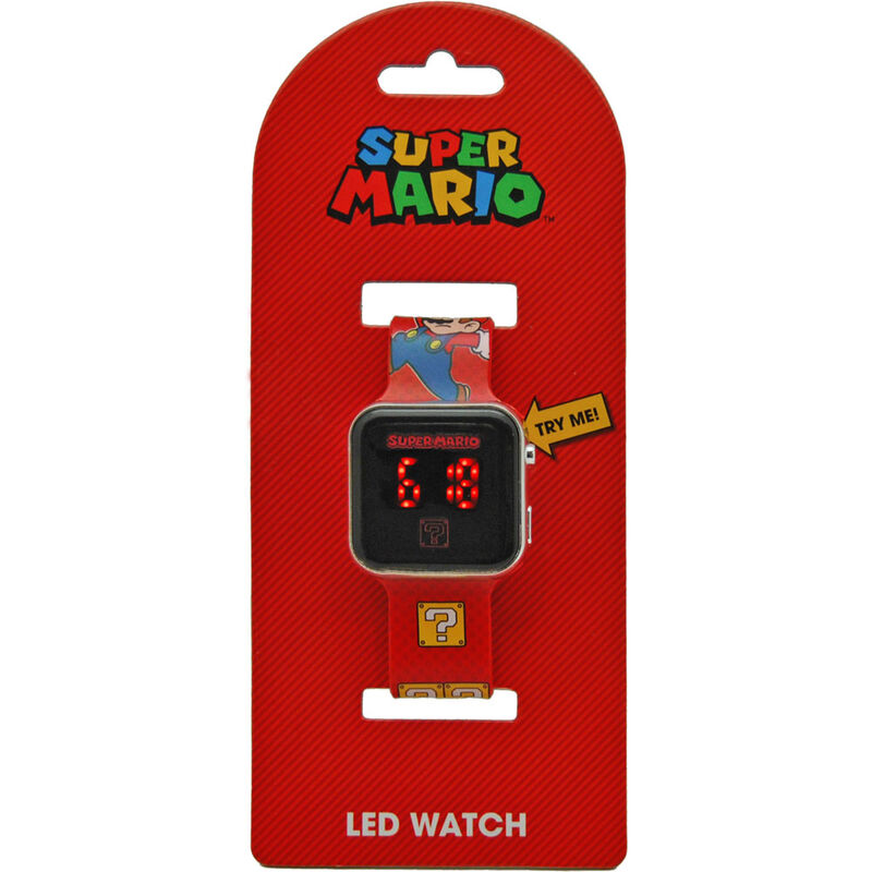 Accutime Uhren & Wecker Nintendo Super Mario - LED digitale Armbanduhr