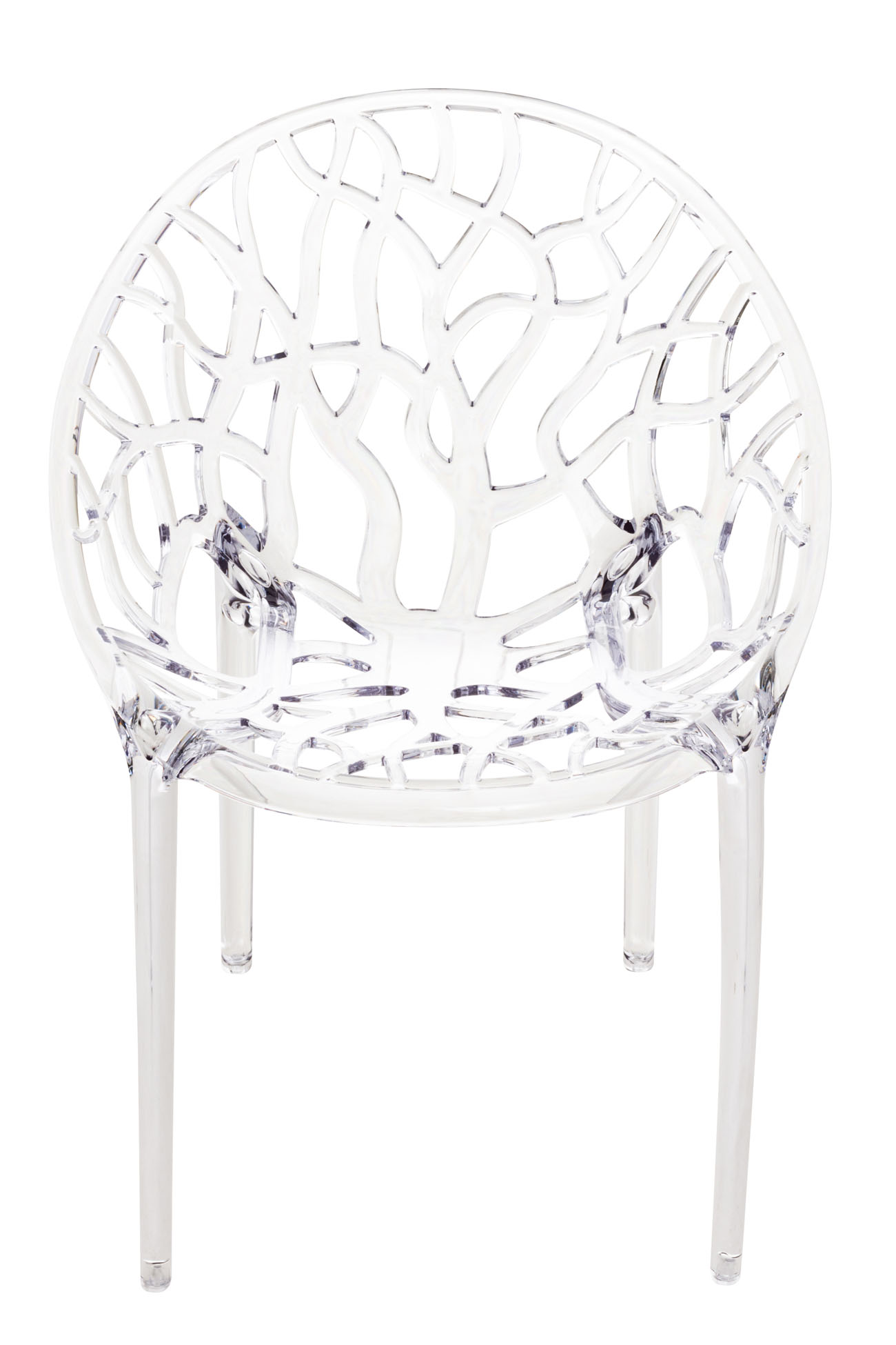 2er SET Stapelstuhl CRYSTAL