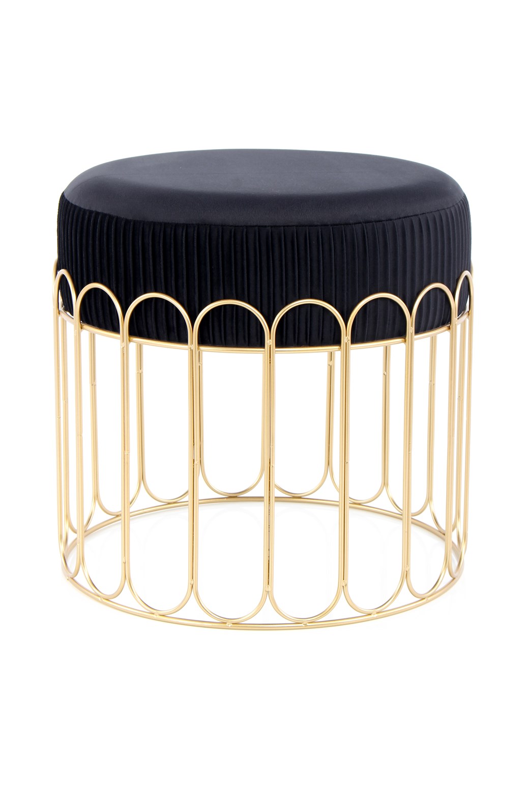 Hocker Hocker Cleopatra 425 Schwarz / Gold