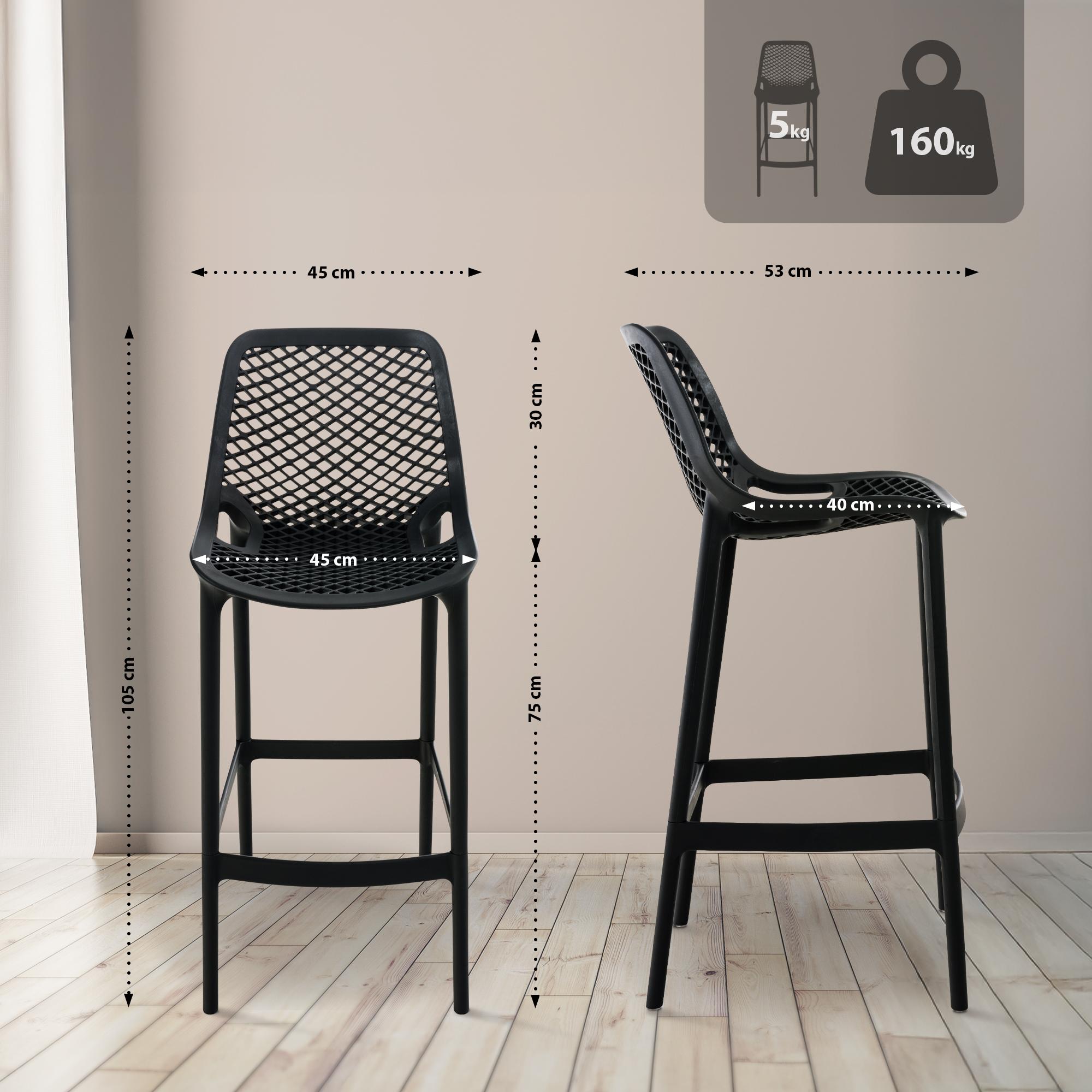 CLP Trading GmbH 2er Set Barhocker Air – Ansicht 2