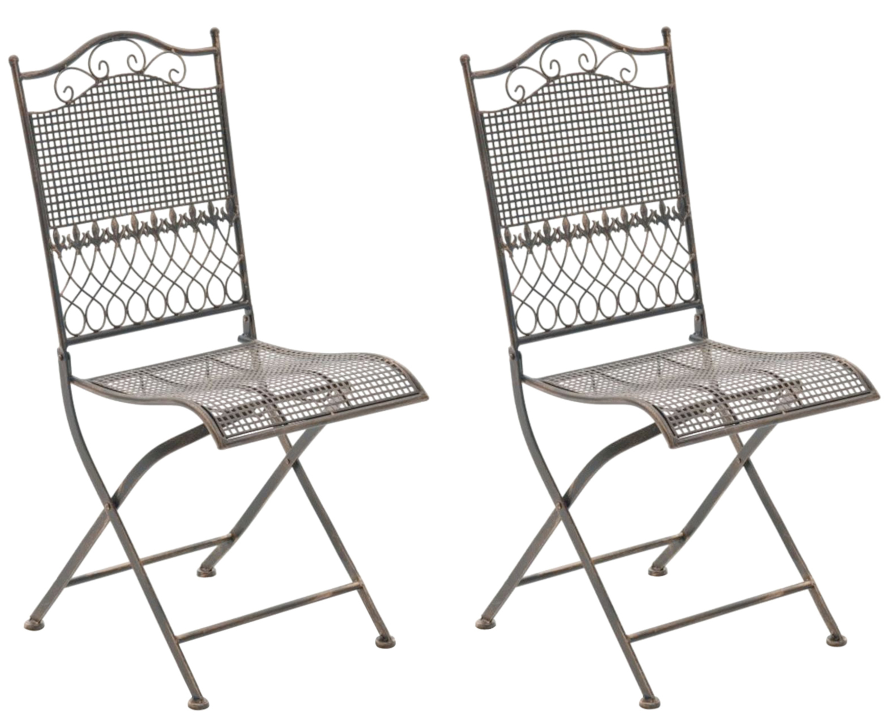 CLP Trading GmbH 2er Set Gartenstühle Kiran