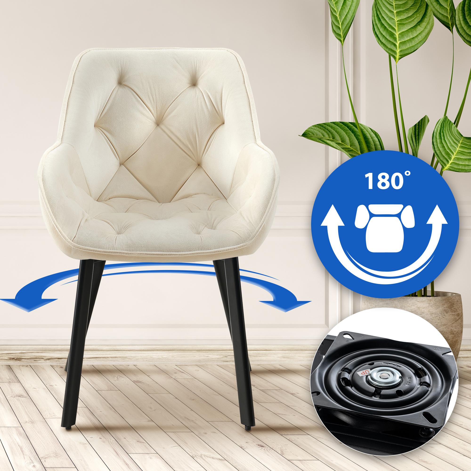 2er Set Esszimmerstuhl Antigo Samt