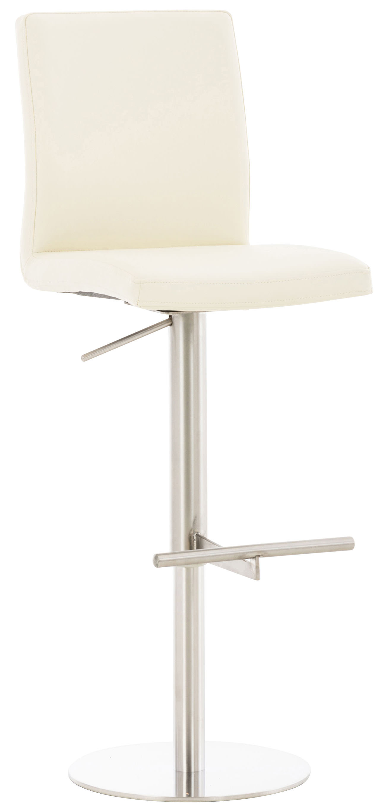 Barhocker Cadiz Kunstleder edelstahl