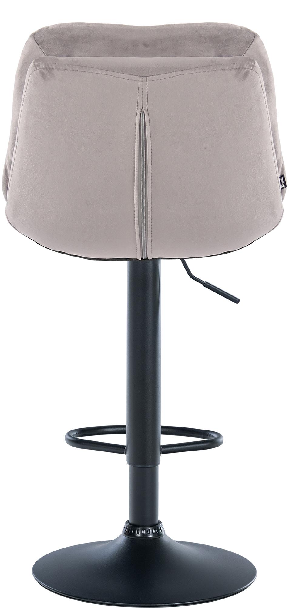 Barhocker Laurel Samt schwarz