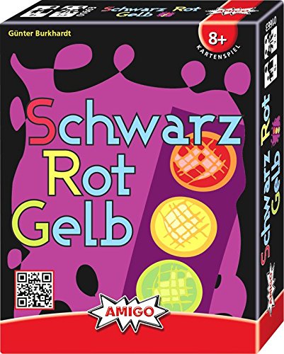 AMIGO Brettspiele & Gesellschaftsspiele Amigo 01663 - Schwarz Rot Gelb - Kartenspiel