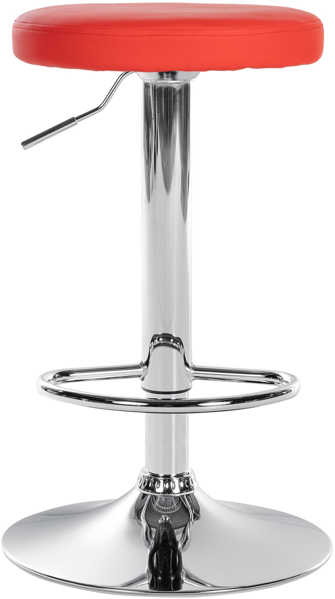 2er Set Barhocker Ponte Kunstleder chrom