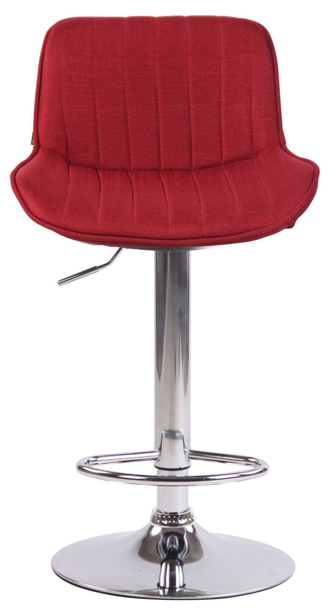 2er Set Barhocker Lentini Stoff chrom