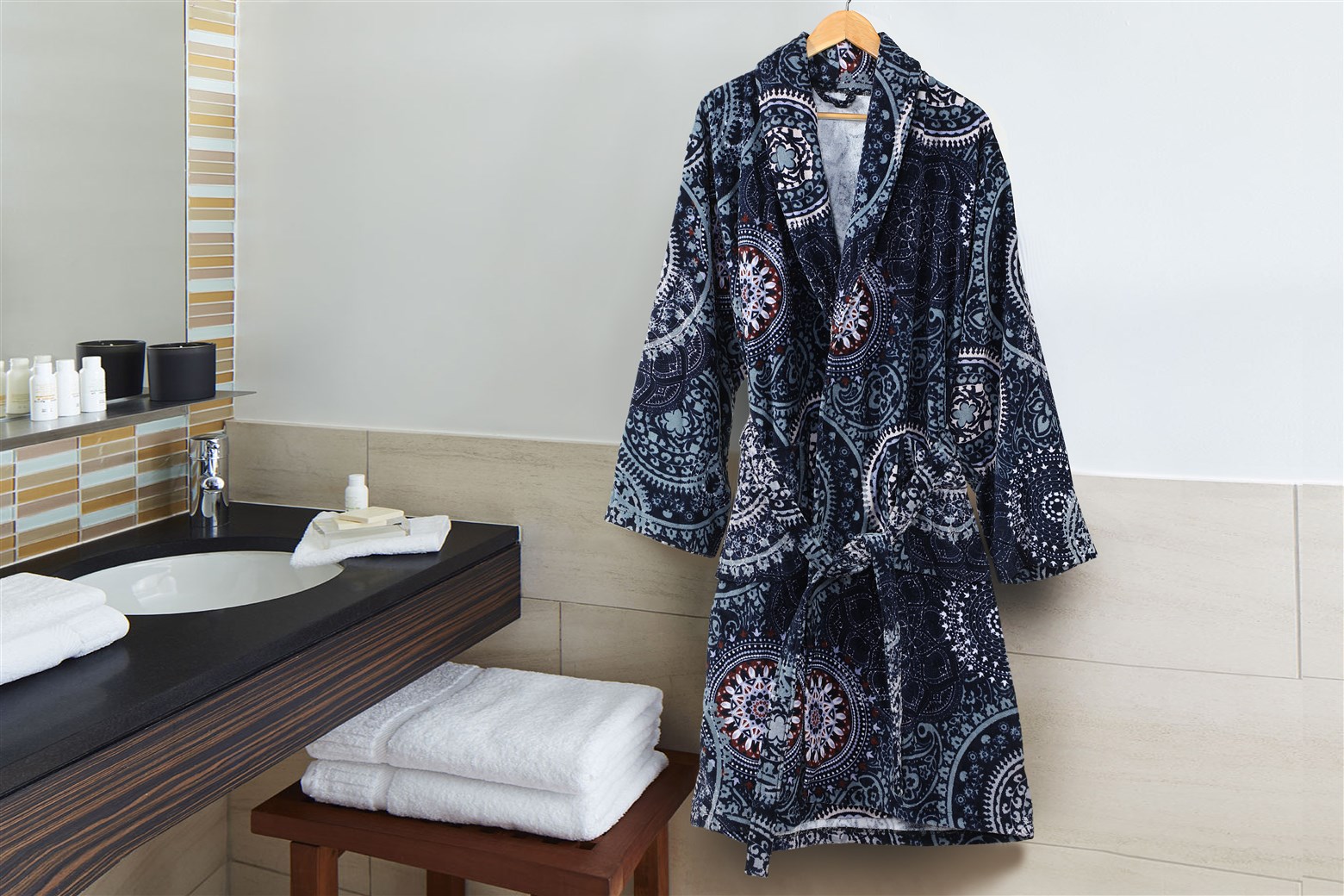 Bademantel Bademantel Medley 125 Multi / Blau L