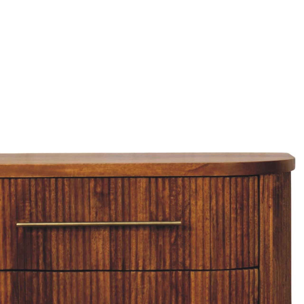 Emerson Kommode mit 3 Schubladen und Rippenmuster