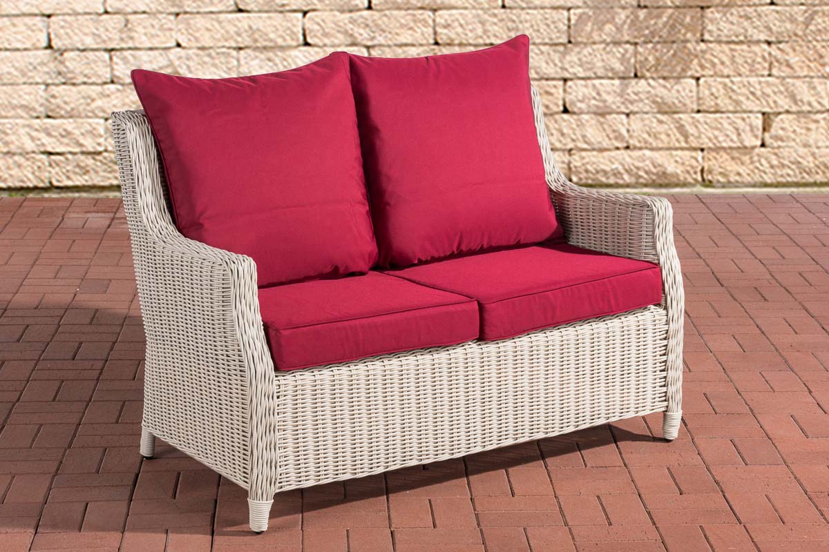 2er Sofa Montero Rubinrot