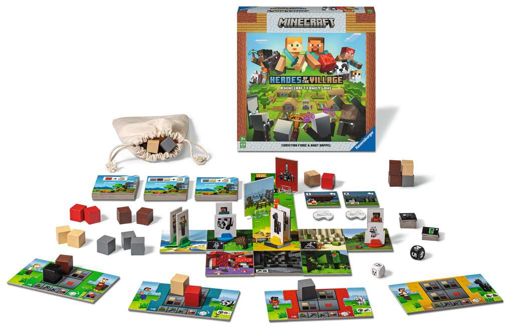 Ravensburger Elektronisches Spielzeug Minecraft Heroes of the Village - Brettspiel