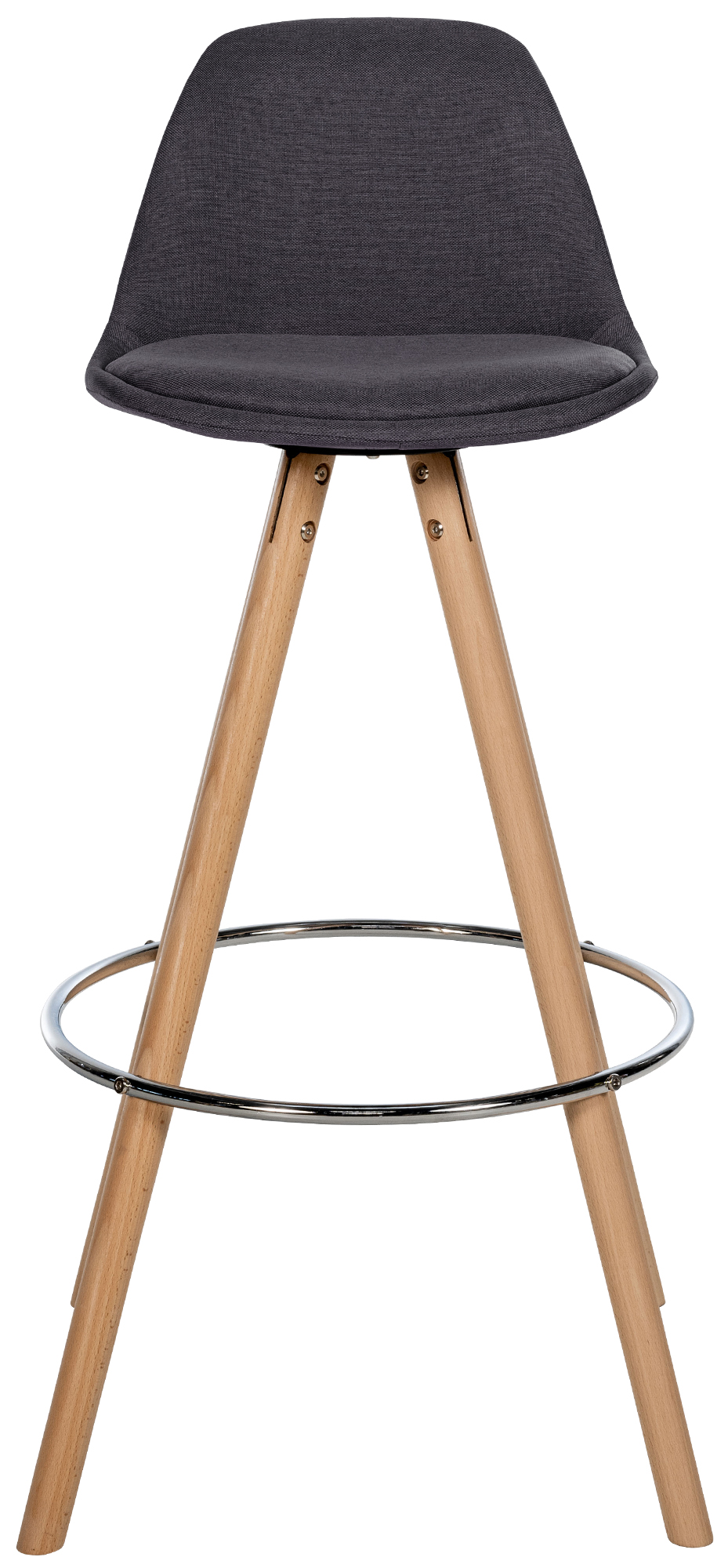 Barhocker Corbin Stoff Rund natura