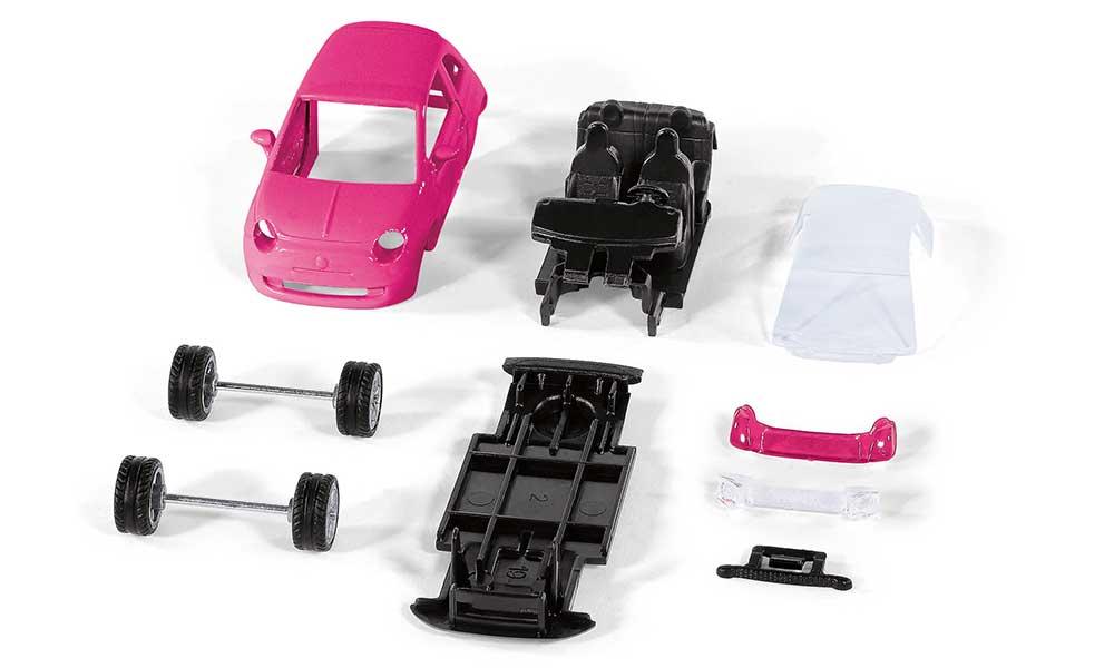 Siku Modelle & Fahrzeuge SIKU 6503 - Fiat 500 Prinzessin Limited Edition 100 Jahre Siku, Bastelset - Modellauto