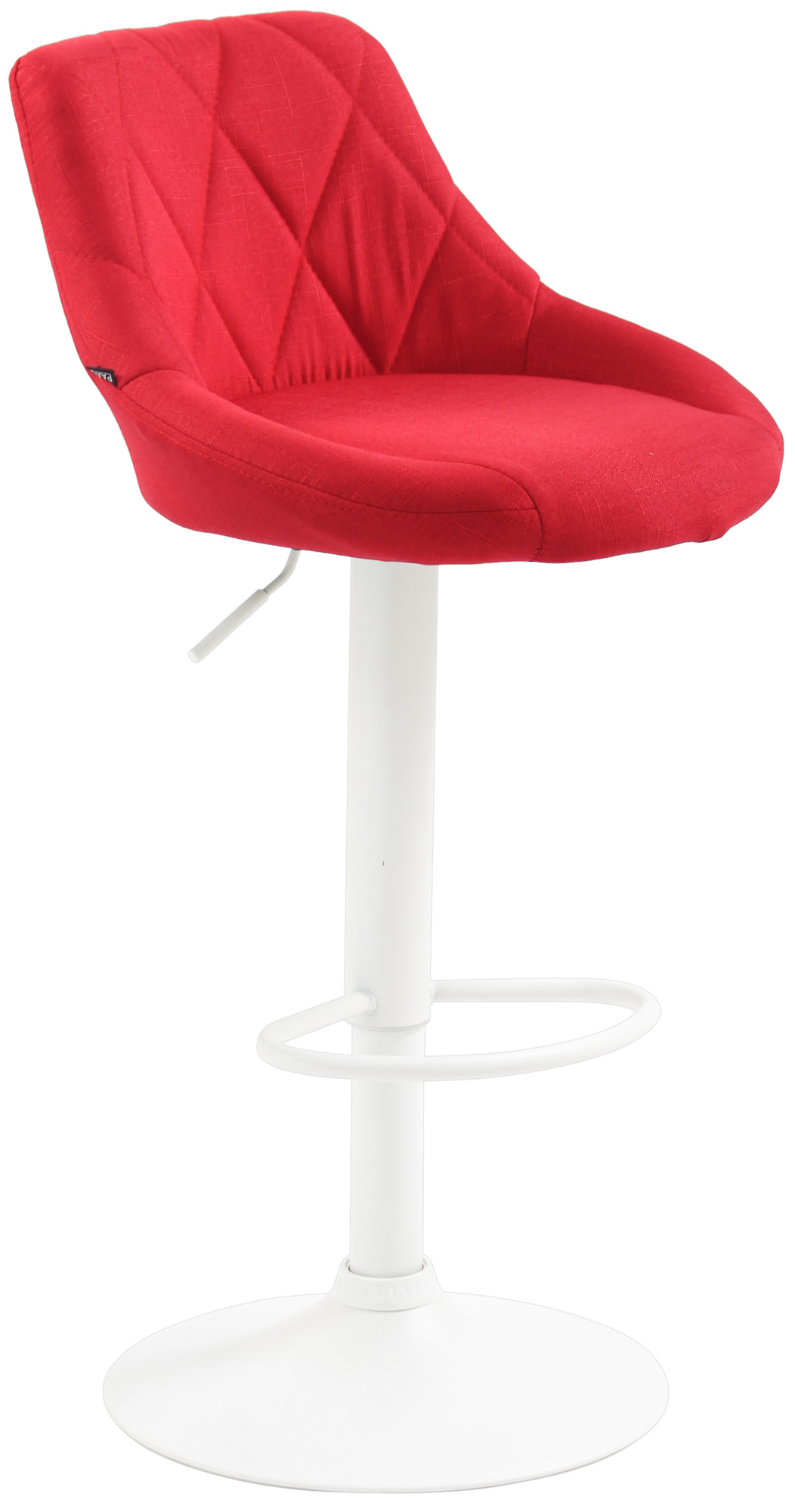 Barhocker Lazio Stoff weiß