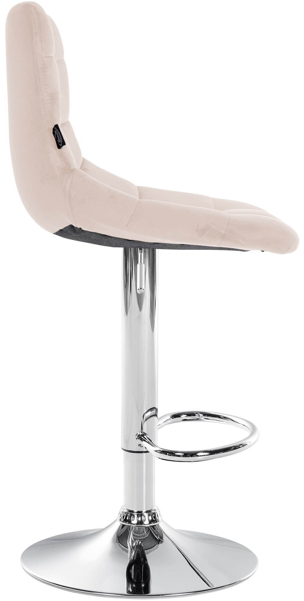Barhocker Jerry Samt chrom