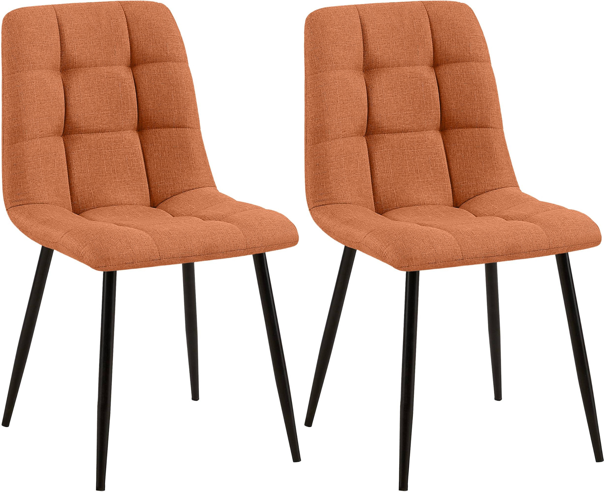 2er Set Esszimmerstuhl Tilde Stoff