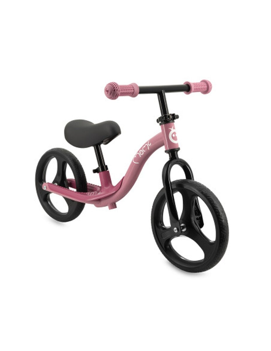 MoMi ISOKA Laufrad in Pink mit LED-Leuchten für Kinder ab 2 Jahren