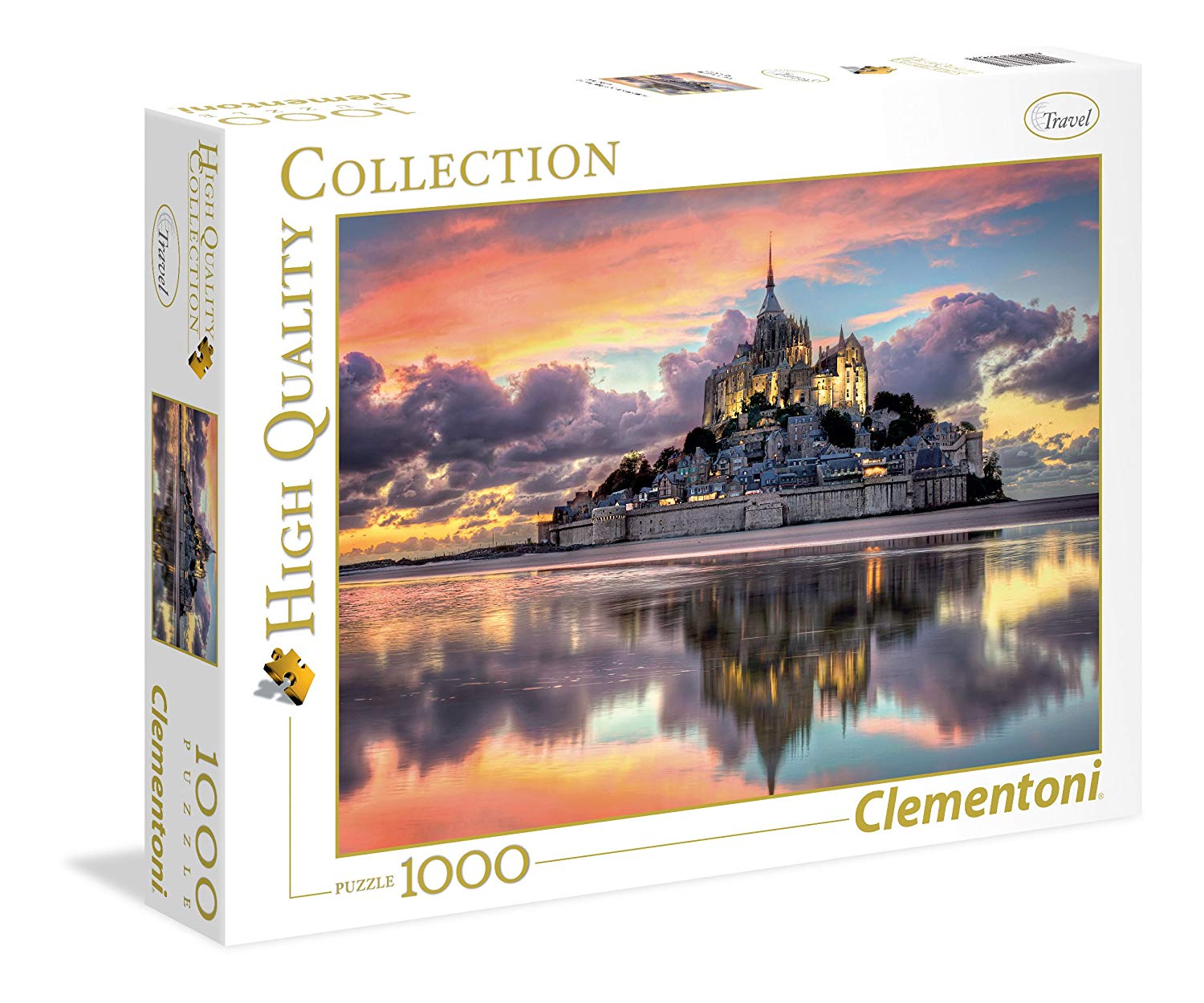 Clementoni Puzzles High Quality Collection - 1000 Teile Puzzle - Der wunderschöne Mont Saint-Michel