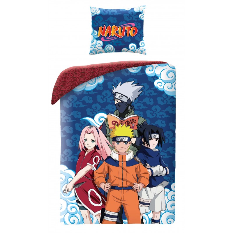 Halantex Textilien Naruto - Bettwäsche - 140 x 200 cm + 70 x 90 cm