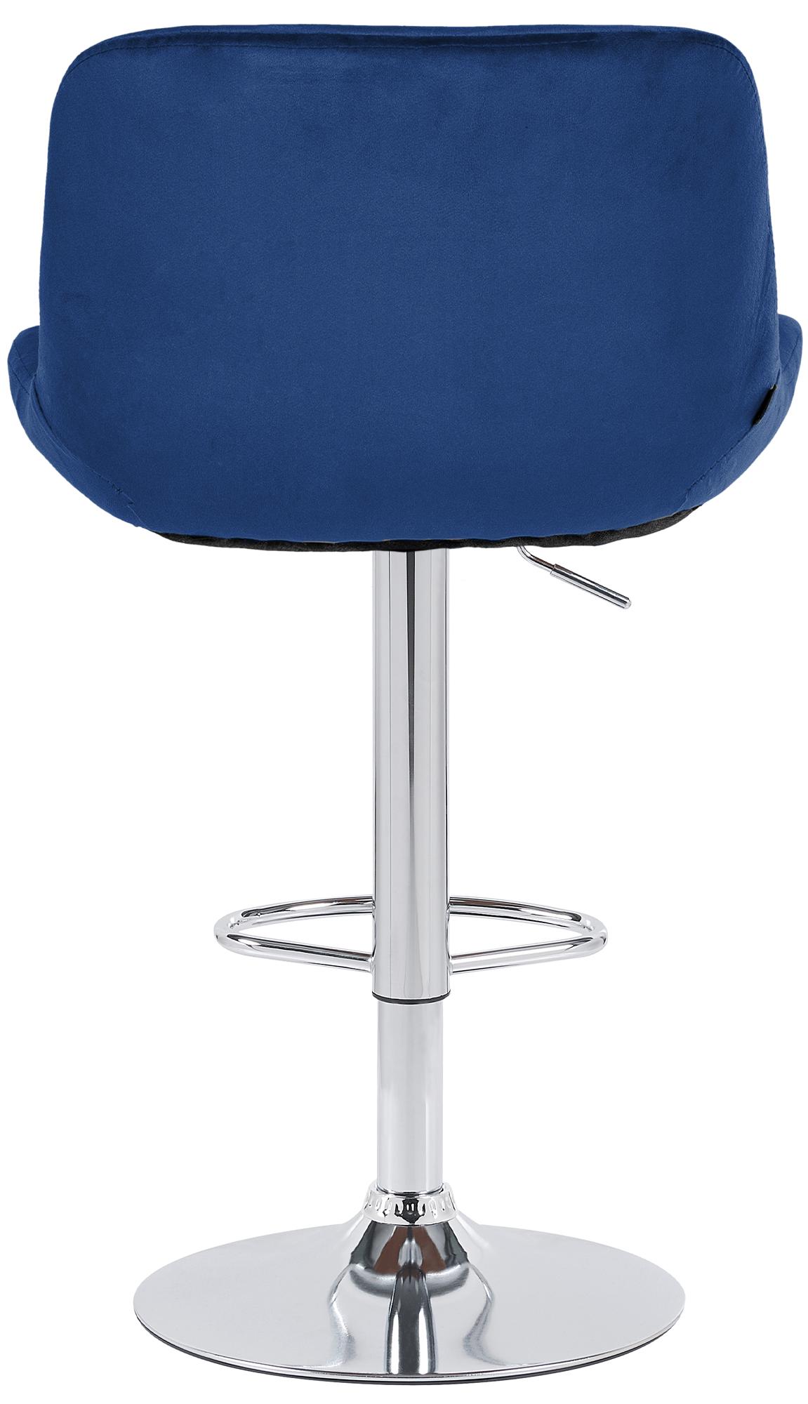 Barhocker Solon Chrom Samt