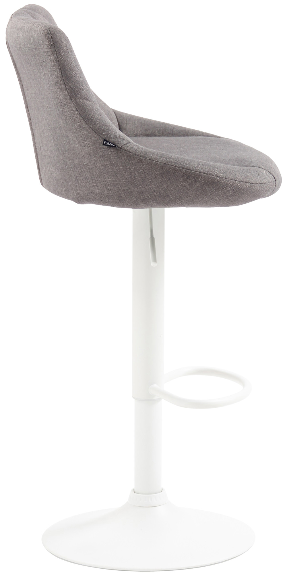 Barhocker Lazio Stoff weiß