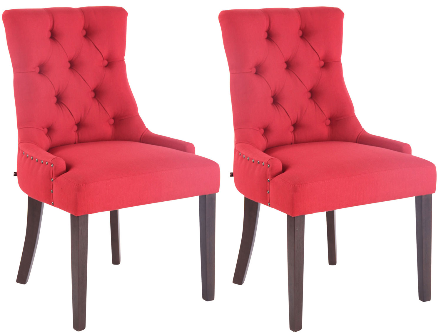 2er Set Esszimmerstuhl Aberdeen Stoff antik
