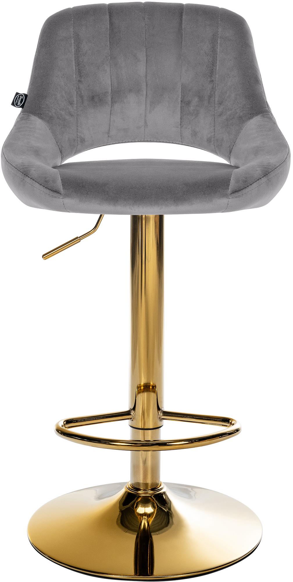 Barhocker Milet Samt gold